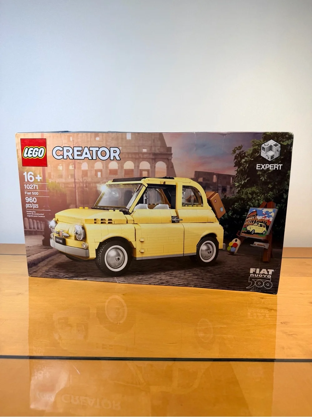 LEGO Creator Yellow Fiat 500 Expert Building Set